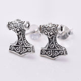 S620 - Thors hammer Stud earrings