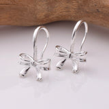 S945 - 925 silver bow earrings