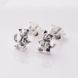 S907 - 925 silver mice stud earrings