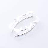 S992 - 925 silver moon threader earrings