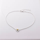 B044 - 925 silver single daisy bracelet
