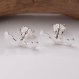 S363 - Triple contour design stud earrings