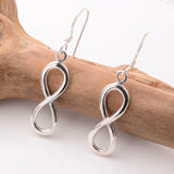 E915 - 925 silver infinity earrings