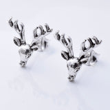 S988 - 925 silver reindeer stud earrings