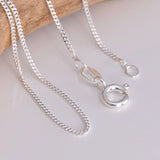 CB30-16 Silver Curb chain 16" length