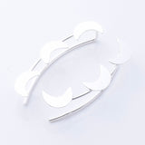 S992 - 925 silver moon threader earrings