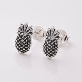S903 - 925 silver pineapple stud earrings
