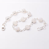 B034 - 925 silver and moonstone bracelet
