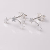 S363 - Triple contour design stud earrings
