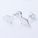 S985 - 925 silver dinosaur stud earrings