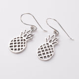 E843 - 925 silver flat pineapple earrings