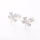 S1029 - 925 silver four leaf clover stud earrings