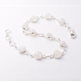 B034 - 925 silver and moonstone bracelet