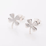 S1029 - 925 silver four leaf clover stud earrings