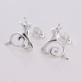 S474 - Brian The Snail stud earrings