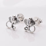 S913 - 925 silver tiny stingray stud earrings