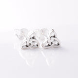 S399 925 Silver Triquetra stud earring